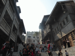 Staircase at 1942 Street at the Feng Xiaogang Movie Theme Town