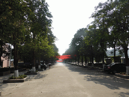 Central road of the Hainan Overseas Chinese Middle School