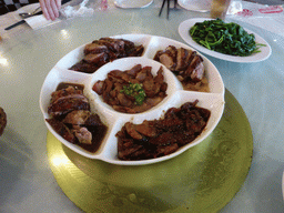 Lunch at the Wu Mei BBQ restaurant at Guomao Road