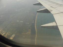 Coastline of Hainan, viewed from the airplane to Yantai