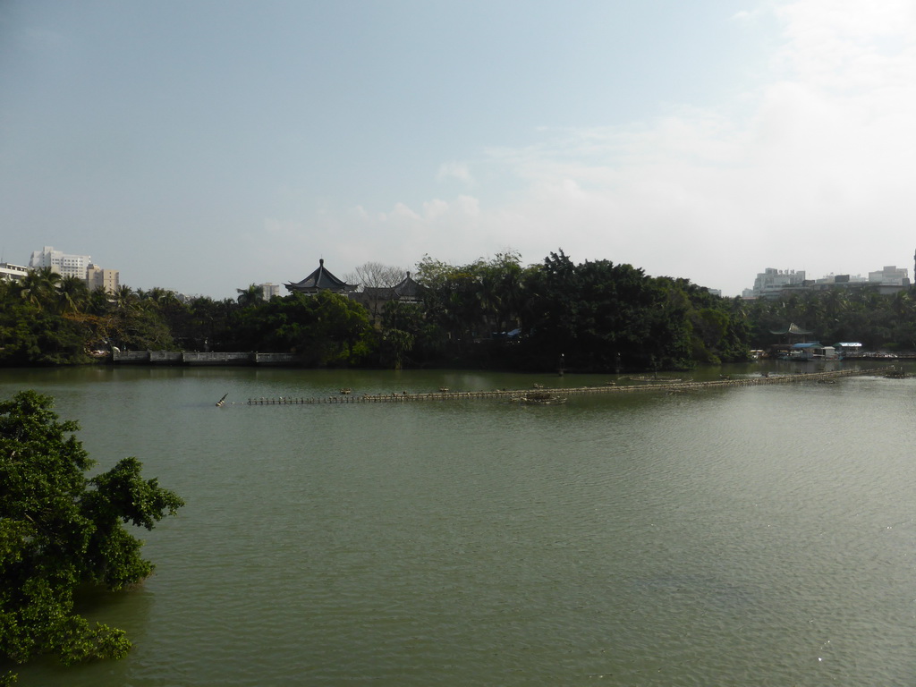 Donghu Lake at Haikou People`s Park