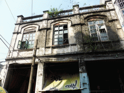 Facade of an old building at Xinmin West Road