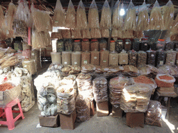 Spices and dried food at the open market at Xinmin East Road