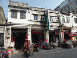 Shops in old buildings at Jiefang East Road