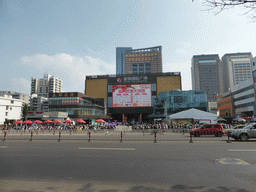 Haixiu East Road with the Seaview International Plaza shopping mall