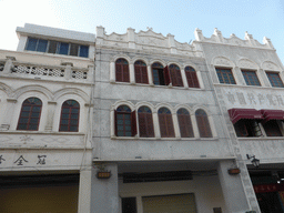 Facades of renovated buildings at Zhongshan Road