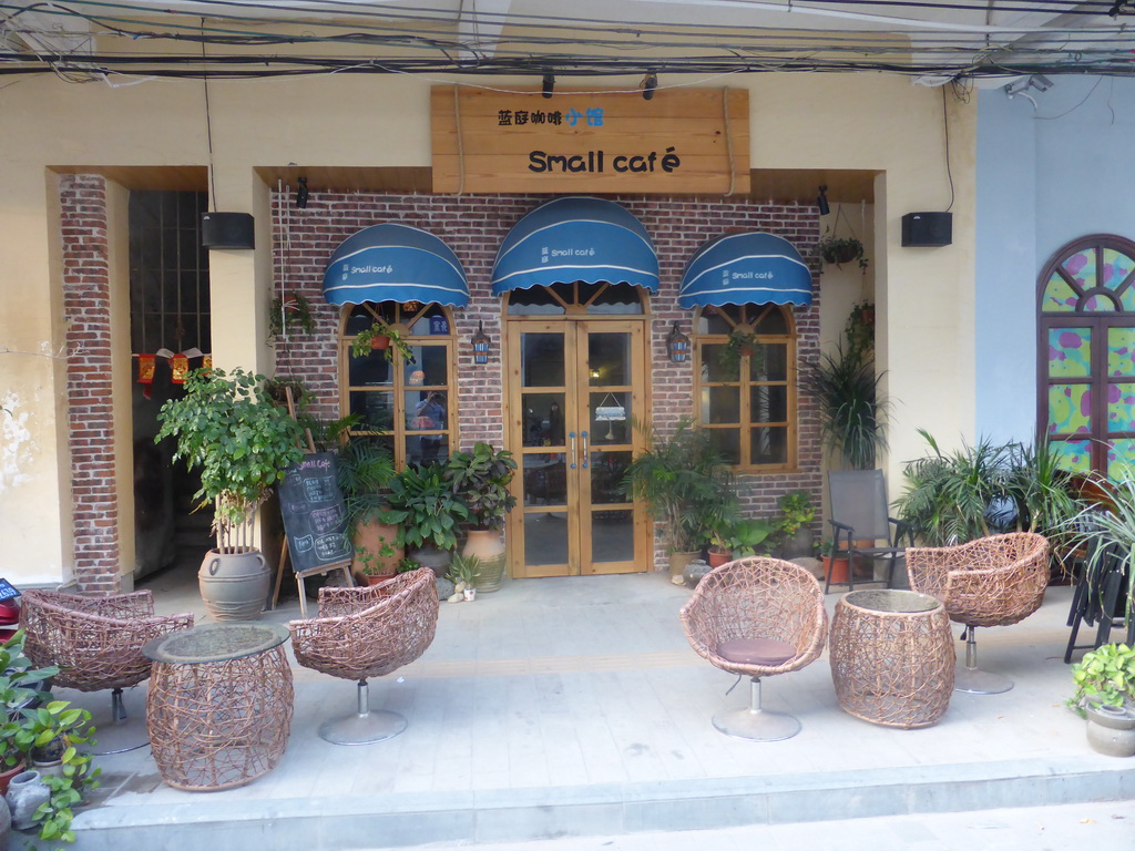 Front of the Small Café at Zhongshan Road