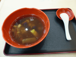 Soup at a bar at the Carrefour shopping mall at Haifu Road