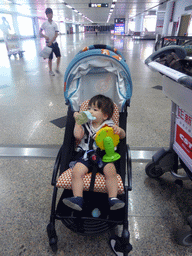 Max at the Arrivals Hall of Haikou Meilan International Airport