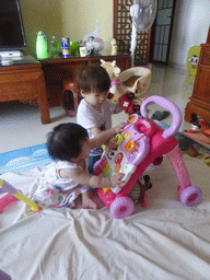 Max and his cousin in the apartment of Miaomiao`s sister