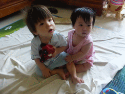 Max and his cousin in the apartment of Miaomiao`s sister