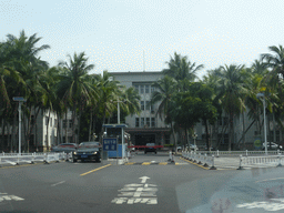 Parking place near Haifu Road, viewed from the car