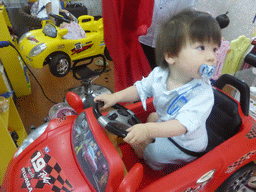 Max at the barber at Haifu Road