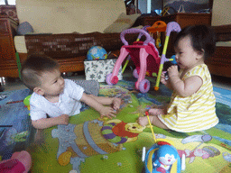 Max and his cousin in the apartment of Miaomiao`s sister