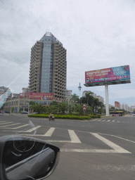 Buildings at Binjiang Road, viewed from the car