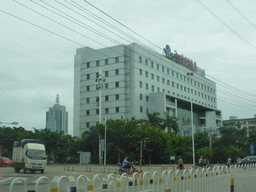 Buildings at Xueyuan Road, viewed from the car