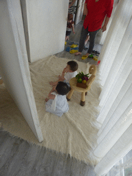 Max and his cousin in the photo studio at the crossing of Guomao Road and Yusha Road