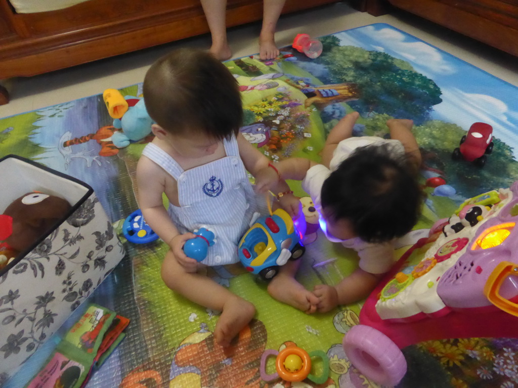 Max and his cousin in the apartment of Miaomiao`s sister