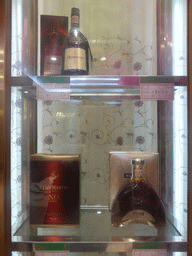 Bottles of liquor in the Jinghao Restaurant at Bailong South Road