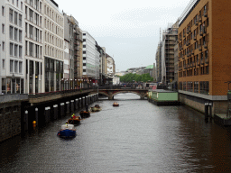 The Alsterfleet canal, viewed from the Graskeller street