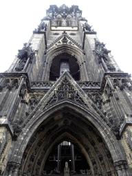 West side of the tower of the St. Nikolai Memorial