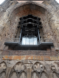 Bells at the east side of the tower of the St. Nikolai Memorial