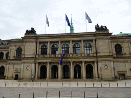 The west side of the Handelskammer Hamburg building at the Adolphsplatz square