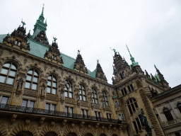 Southwest side of the City Hall, viewed from the courtyard