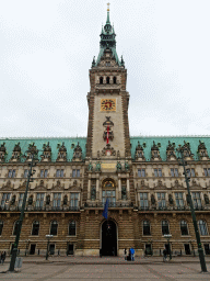 Front of the City Hall at the Rathausmarkt square