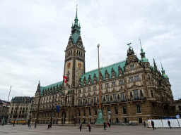 Front of the City Hall at the Rathausmarkt square