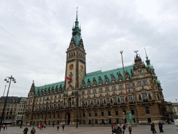 Front of the City Hall at the Rathausmarkt square