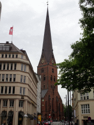 The Bergstraße street and St. Peter`s Church
