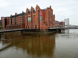 Front of the Internationales Maritimes Museum Hamburg at the Brooktorhafen harbour, viewed from the Störtebeker Ufer street