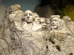 Scale model of Mount Rushmore at the USA section of Miniatur Wunderland