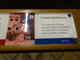 Explanation on the Pueblo Settlement at the USA section of Miniatur Wunderland
