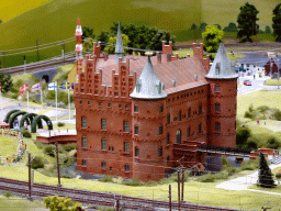 Scale model of Egeskov Castle at the Scandinavia section of Miniatur Wunderland