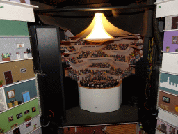 Scale model of the interior of the Elbphilharmonie concert hall at the Hamburg section of Miniatur Wunderland