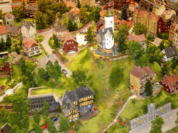 Scale model of the Süllberg area at the Hamburg section of Miniatur Wunderland
