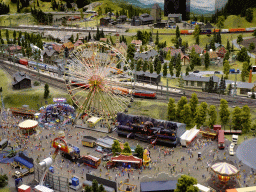 Scale model of the funfair at the Central Germany section of Miniatur Wunderland