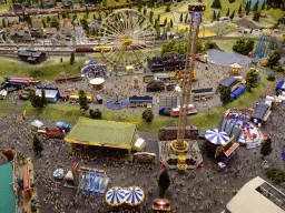 Scale model of the funfair at the Central Germany section of Miniatur Wunderland