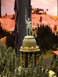 Scale model of the Arminius Monument at the Central Germany section of Miniatur Wunderland