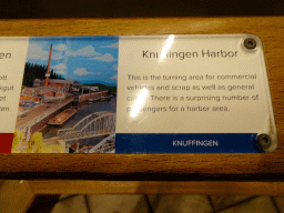 Explanation on the fictional Knuffingen Harbor at the Knuffingen section of Miniatur Wunderland