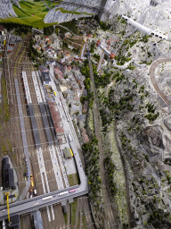 Scale model of the railway track at the Switzerland section of Miniatur Wunderland