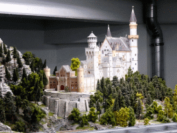 Scale model of Neuschwanstein Castle at the Bavaria section of Miniatur Wunderland