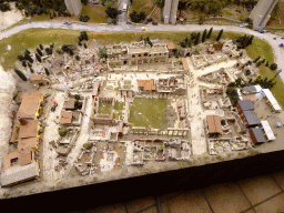 Scale model of Pompeii at the Italy section of Miniatur Wunderland