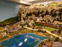 Scale model of a village in South Tyrol at the Italy section of Miniatur Wunderland