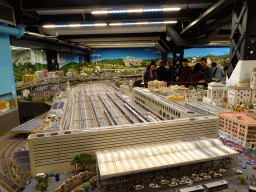 Scale model of the Roma Termini Railway Station at the Italy section of Miniatur Wunderland