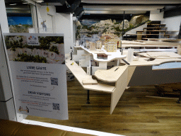 Scale model of buildings at the Monaco section of Miniatur Wunderland, under construction