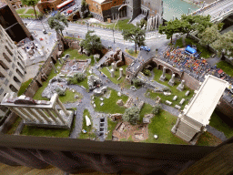 Scale model of the Forum Romanum at the Italy section of Miniatur Wunderland