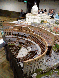 Scale model of the Colosseum at the Italy section of Miniatur Wunderland